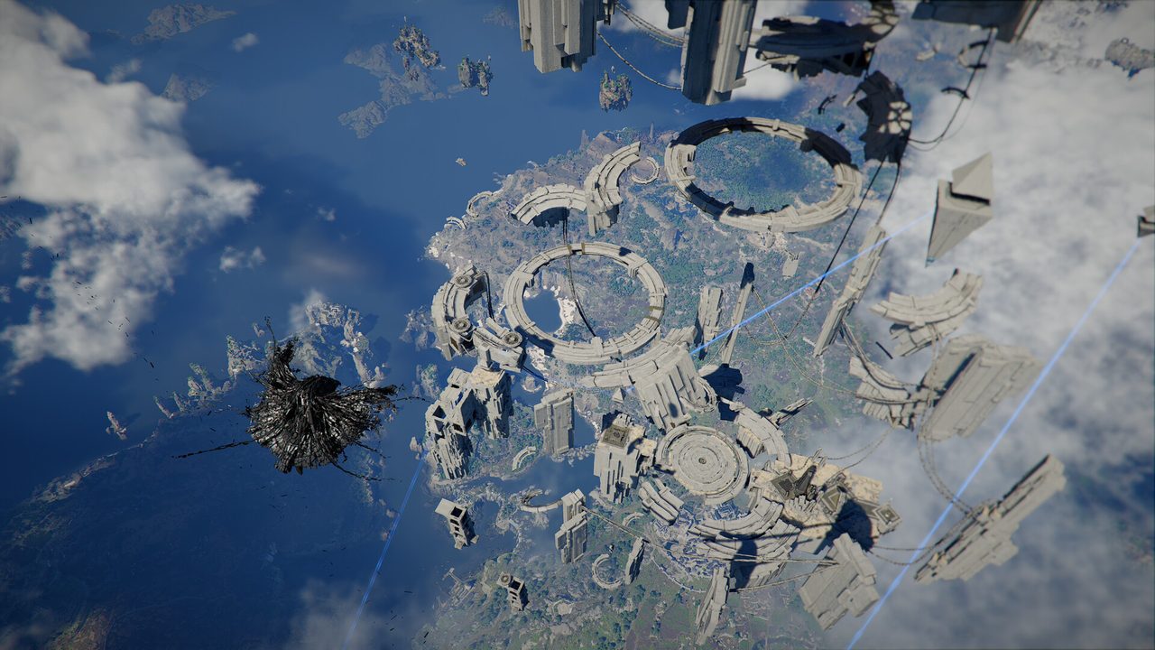 Sky Islands float high above Pywel — Abyss fast-travel lets 